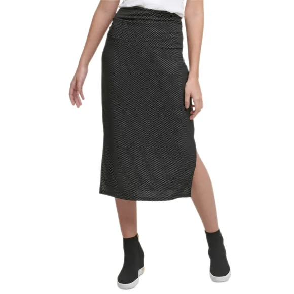 DKNY Womens Pindot Pencil Skirt, Size M - Picture 1 of 4